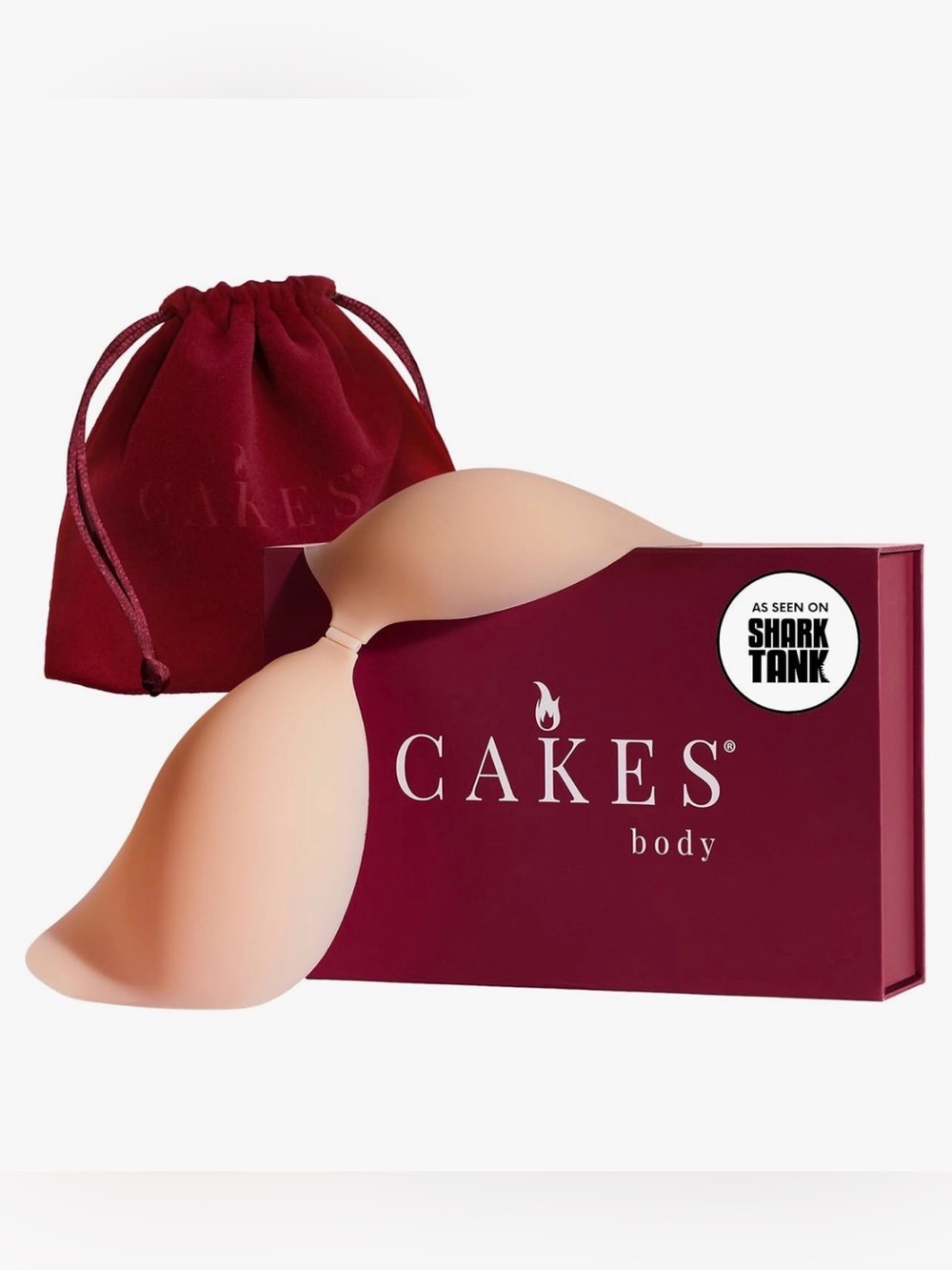 Cake Seamless Strapless Adhesive Bra - Nude